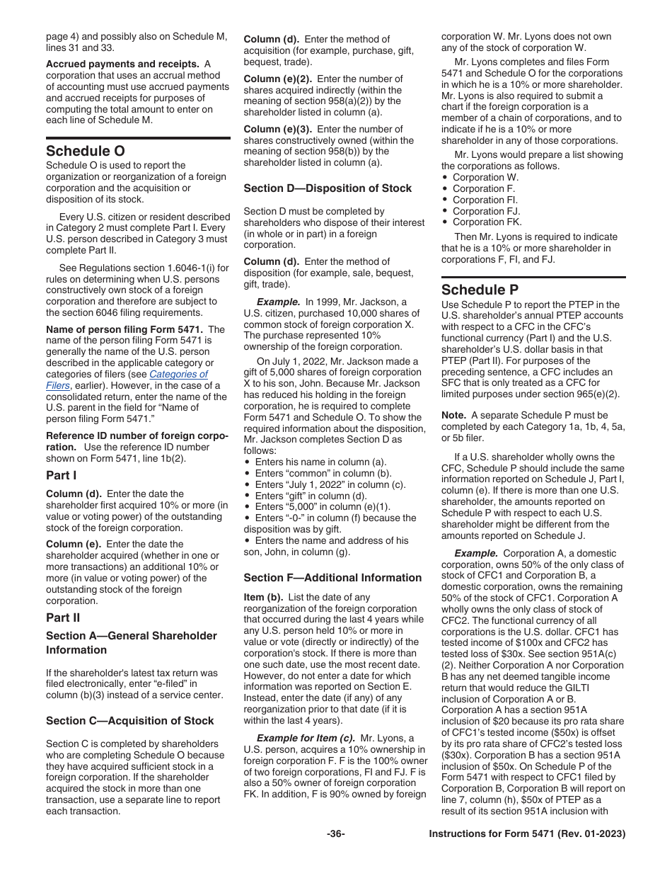 Instructions for IRS Form 5471 Information Return of U.S. Persons With Respect to Certain Foreign Corporations, Page 37