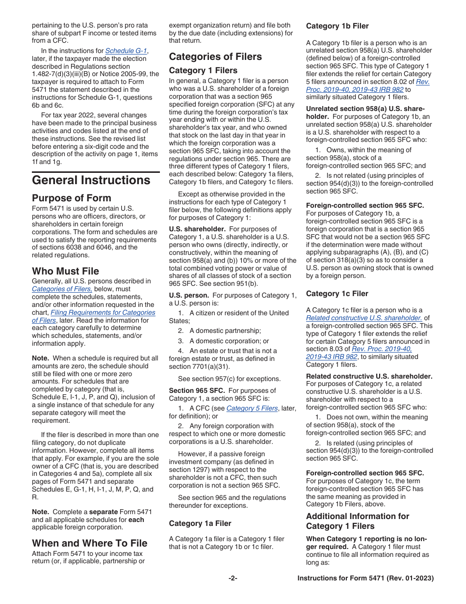 Instructions for IRS Form 5471 Information Return of U.S. Persons With Respect to Certain Foreign Corporations, Page 3