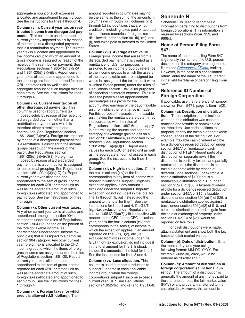 Instructions for IRS Form 5471 Information Return of U.S. Persons With Respect to Certain Foreign Corporations, Page 41