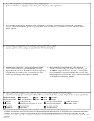 Form NWT9387 Project Application Form - Canada-Northwest Territories Sustainable Canadian Agricultural Partnership Program - Northwest Territories, Canada (English/French), Page 6
