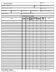 Document preview: AETC Form 901 Training Record
