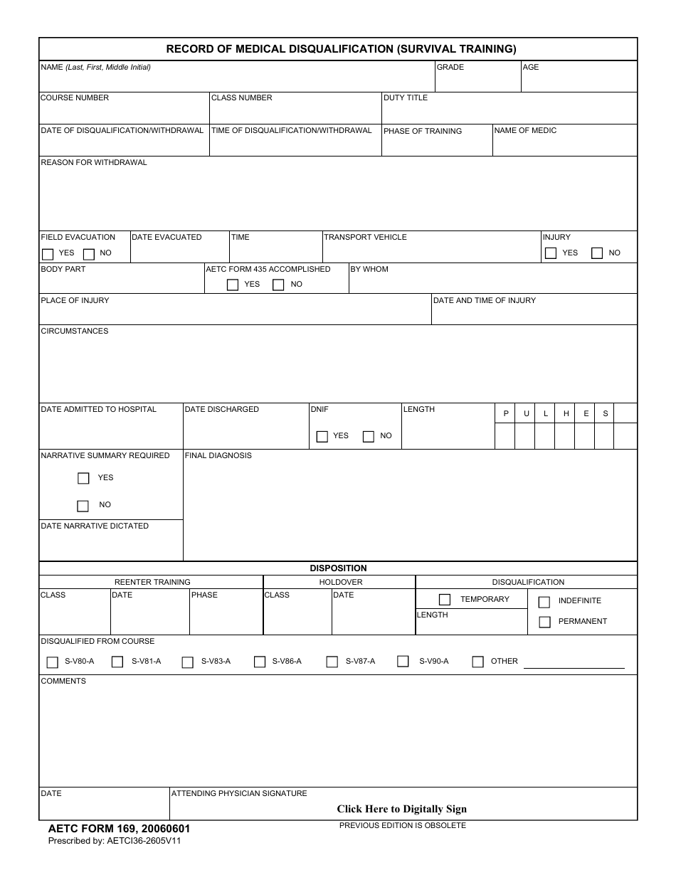 Aetc Form 169 Fill Out Sign Online And Download Fillable Pdf Templateroller 9979