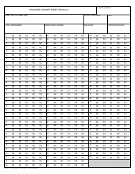 AETC Form 26B Standard Answer Sheet (200 Items), Page 2