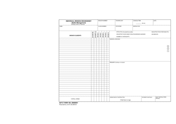 AETC Form 186 Individual Mission Gradesheet (Battle Management)