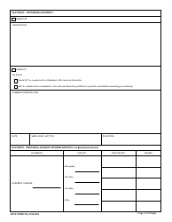 AETC Form 144 Record of Commander&#039;s Review Action (Battle Management Training), Page 2