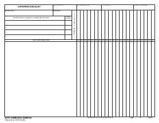 AETC Form 667A Criterion Checklist