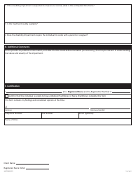 Form D (NWT9386) Disability Assessment - Income Security Programs - Northwest Territories, Canada, Page 5