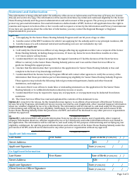 Application for Senior Home Heating Subsidy - Northwest Territories, Canada, Page 3
