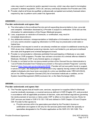 Form OHA3975 Provider Enrollment Agreement - Oregon, Page 3