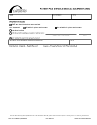 Form DOC13-472 Patient-Paid Durable Medical Equipment (Dme) - Washington, Page 2