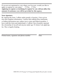 Form DHS0943 Change Report - Large Print - Oregon, Page 9