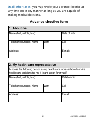Form OHA3905 Advance Directive Form (Large Print) - Oregon, Page 3