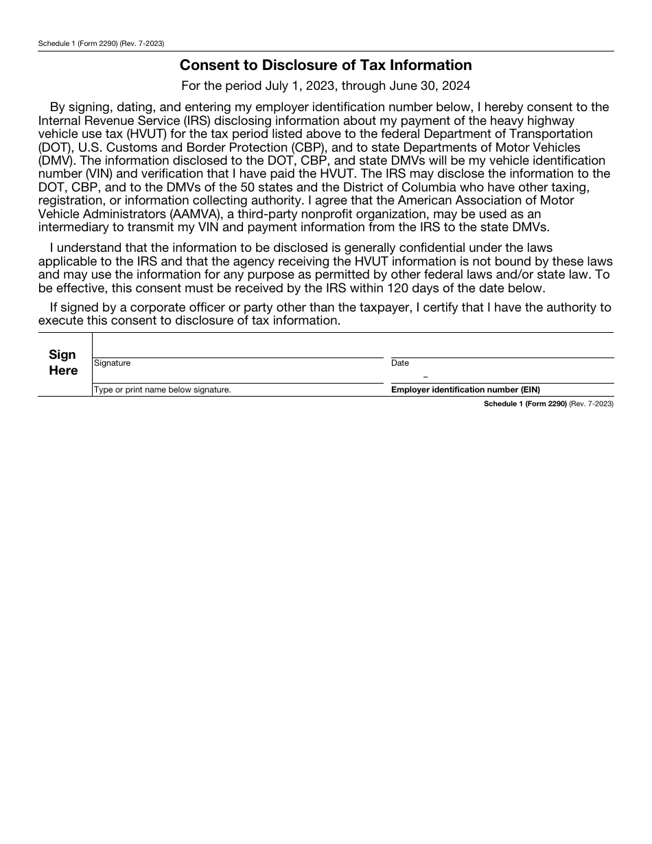 IRS Form 2290 Heavy Highway Vehicle Use Tax Return, Page 9