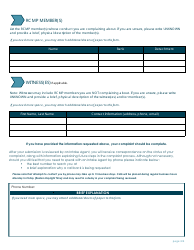 Public Complaint Form Guide - Canada, Page 4