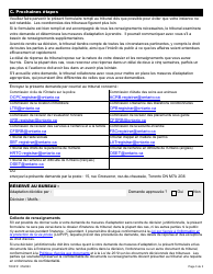 Forme TO001F Demande De Mesures D&#039;adaptation - Ontario, Canada (French), Page 3