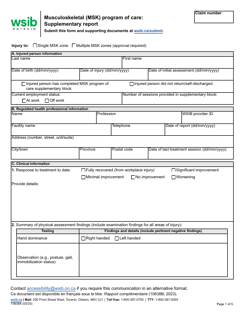 Form 10638A  Printable Pdf