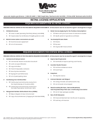 Retail License Application - Virginia, Page 15