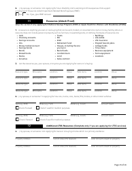 Form HCA18-005 Washington Apple Health Application for Aged, Blind, Disabled/Long-Term Services and Supports - Washington, Page 15