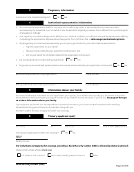 Form HCA18-001 Application for Health Care Coverage - Washington, Page 10