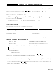 Form HCA18-001 Application for Health Care Coverage - Washington, Page 12