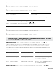 Form HCA18-001 Application for Health Care Coverage - Washington, Page 23