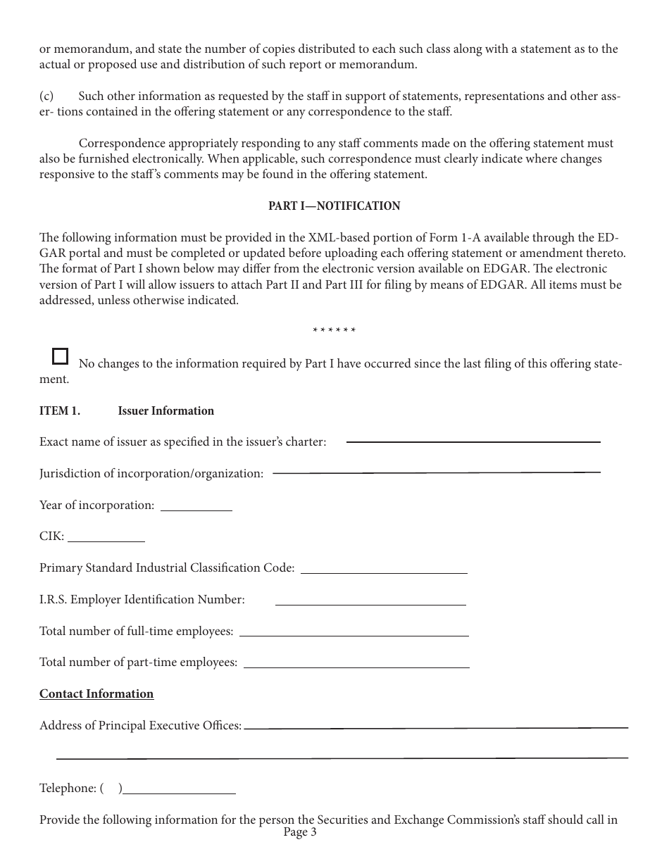 Form 1-A (SEC0486) Regulation a Offering Statement Under the Securities Act of 1933, Page 3
