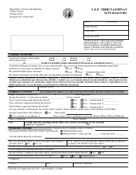 Document preview: Form F242-208-315 Application for Lep - Med - Washington (English/Turkish)