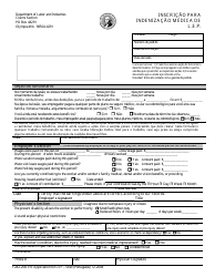 Document preview: Form F242-208-290 Application for Lep - Med - Washington (English/Portuguese)