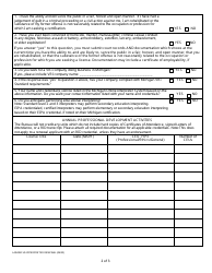 Renewal Application for a Michigan Interpreter Certification - Michigan, Page 2