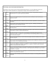 Form C Interim Teacher&#039;s Certificate Application Form for Internationally Trained Teachers - New Brunswick, Canada, Page 5