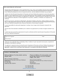 Form C Interim Teacher&#039;s Certificate Application Form for Internationally Trained Teachers - New Brunswick, Canada, Page 6