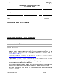 Document preview: Form CPP5.1 Attachment IV Data Request Form - Kentucky