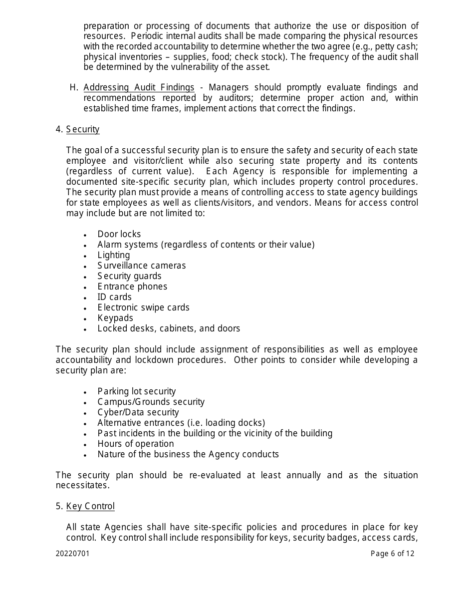 Sample Authorization Form - Bonds,crime, Property Program - Louisiana, Page 7