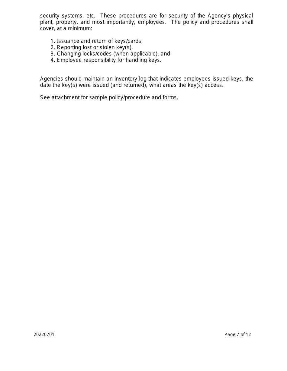 Sample Authorization Form - Bonds,crime, Property Program - Louisiana, Page 8