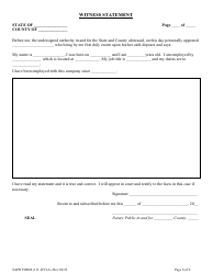 SAPD Form 111-WC1A Criminal Complaint Packet - City of San Antonio, Texas, Page 8