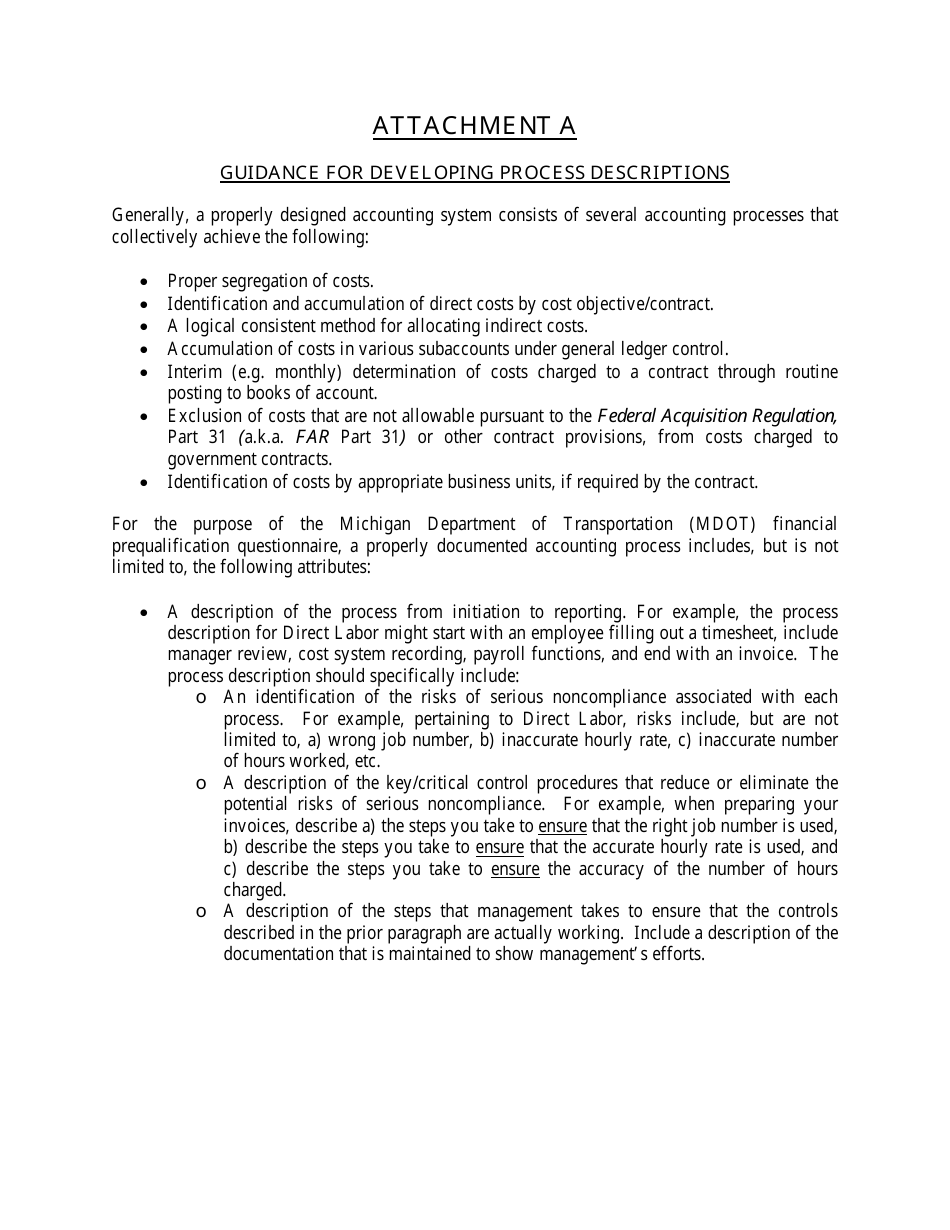Financial Prequalification Questionnaire for Users of the Safe Harbor Rate - Michigan, Page 10