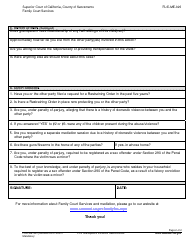Form FL/E-ME-825 Grandparent Visitation Questionnaire - County of Sacramento, California, Page 2