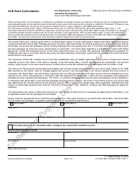 Document preview: Form HUD-11709-A ACH Debit Authorization