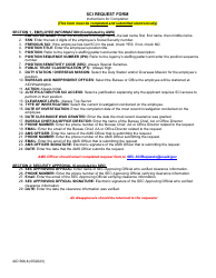 Form AID566-8 SCI Request Form, Page 3