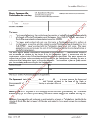 Form HUD-11703-II Appendix I-7 Master Agreement for Participation Accounting