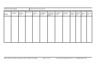 Form HUD-11706 Schedule of Pooled Mortgages, Page 3