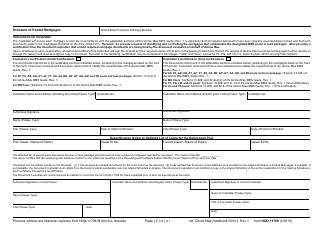 Form HUD-11706 Schedule of Pooled Mortgages, Page 4