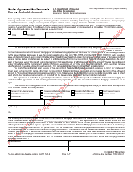 Document preview: Form HUD-11720 Master Agreement for Servicer's Escrow Custodial Account