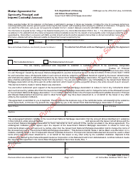 Document preview: Form HUD-11709 Master Agreement for Servicer's Principal and Interest Custodial Account