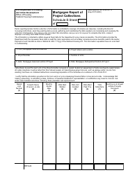 Document preview: Form HUD-2744-B Mortgagee Report of Project Collections