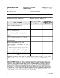 Form HUD-27061 Race and Ethnic Data Reporting Form