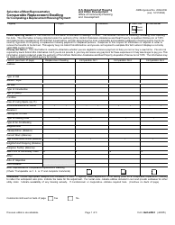Form HUD-40061 Comparable Replacement Dwelling for Computing a Replacement Housing Payment