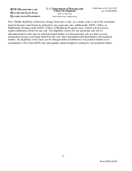 Form HUD-90092 Hud Multifamily and Healthcare Loan Sale Qualification Statement, Page 12