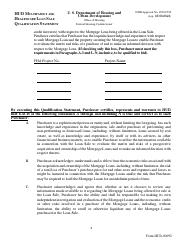 Form HUD-90092 Hud Multifamily and Healthcare Loan Sale Qualification Statement, Page 4