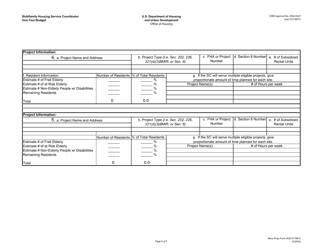 Form HUD-91186-A Multifamily Housing Service Coordinator One-Year Budge, Page 6